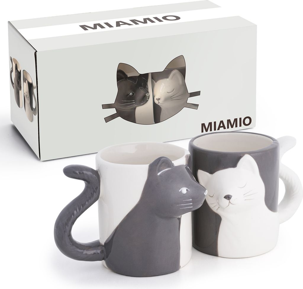 Cat Mugs Set of 2 Produktbild 