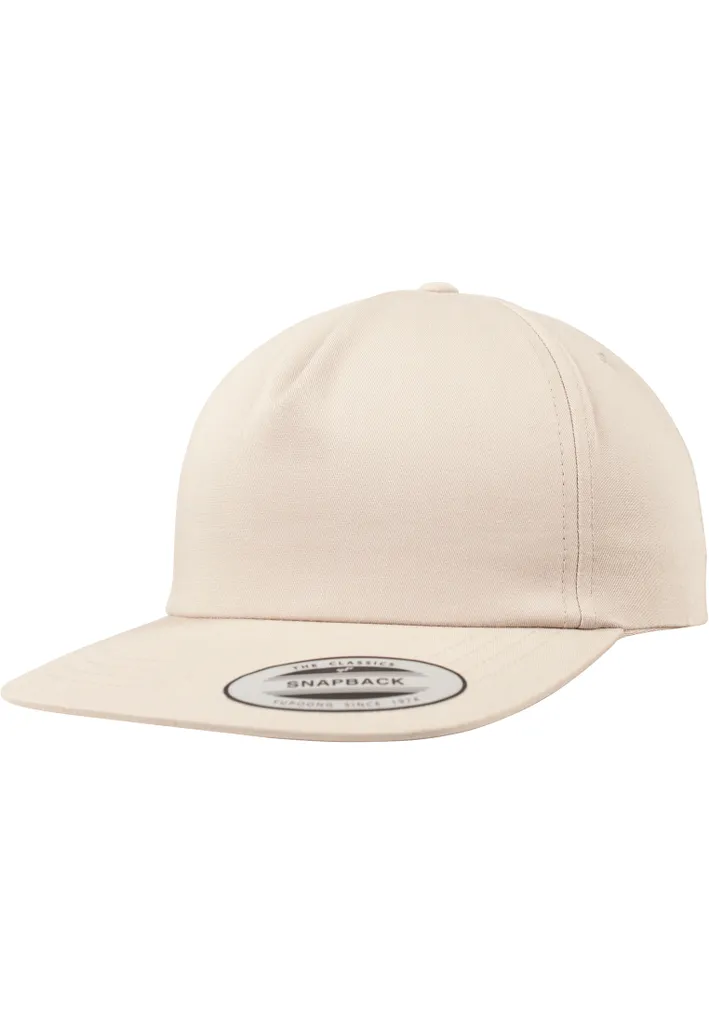 Flexfit 6502 5-Panel Khaki Originale - Vendita Snapback Alta Qualità