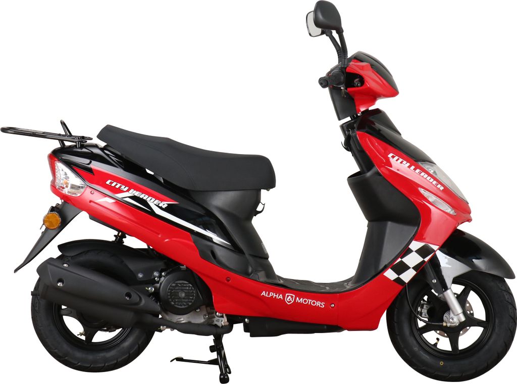 Mofaroller CityLeader 50 ccm 25 kmh EURO 5 rot Produktbild 7