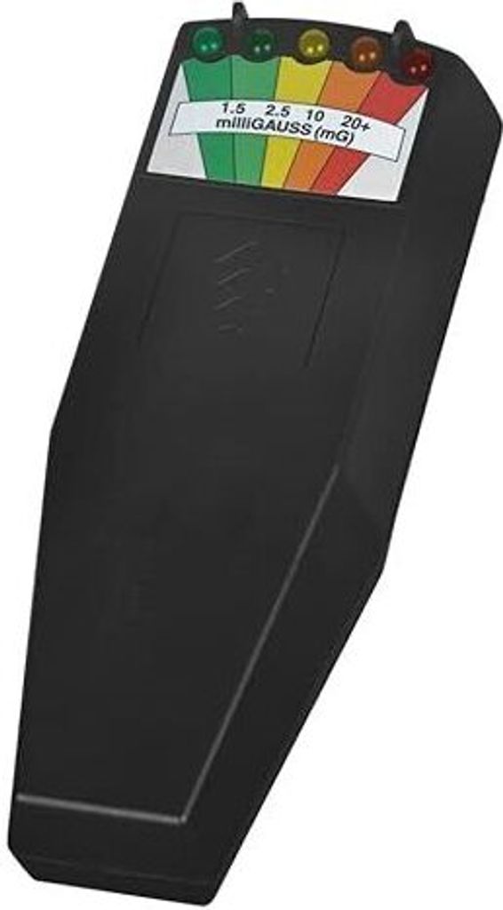 Supernatural Gerät Handheld 5 LED elektromagnetische Radiometer Magnetfeld Detektor, geeignet für Innen- und Außeninspektionen