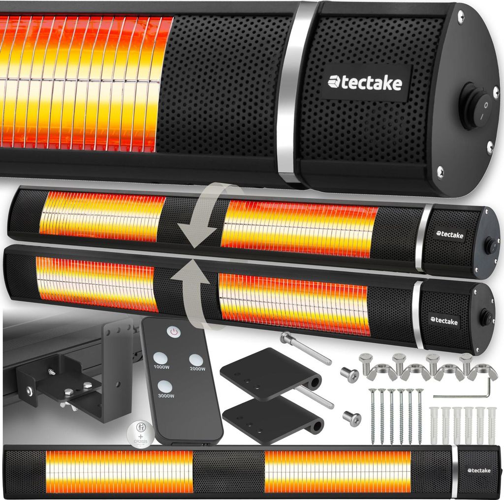 tectake® Infrarotheizstrahler Solaria Horizon 3 Produktbild 