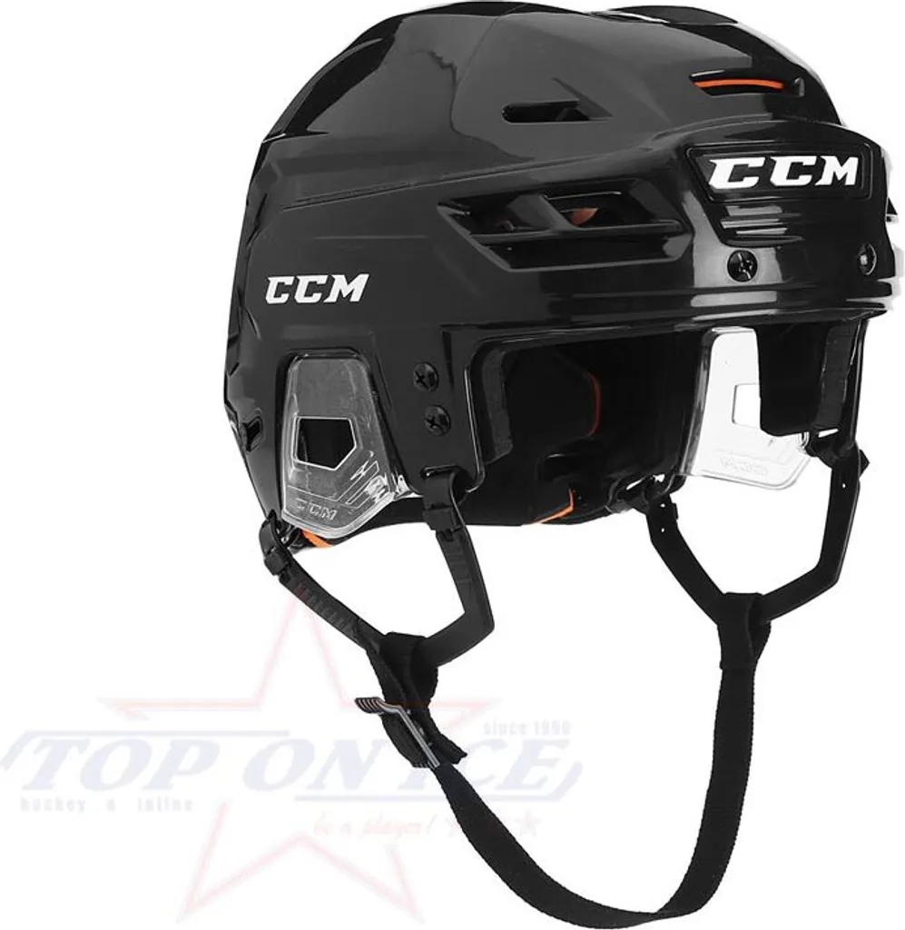 Casque CCM Tacks 710 S bleu pour match et entraînement intensif