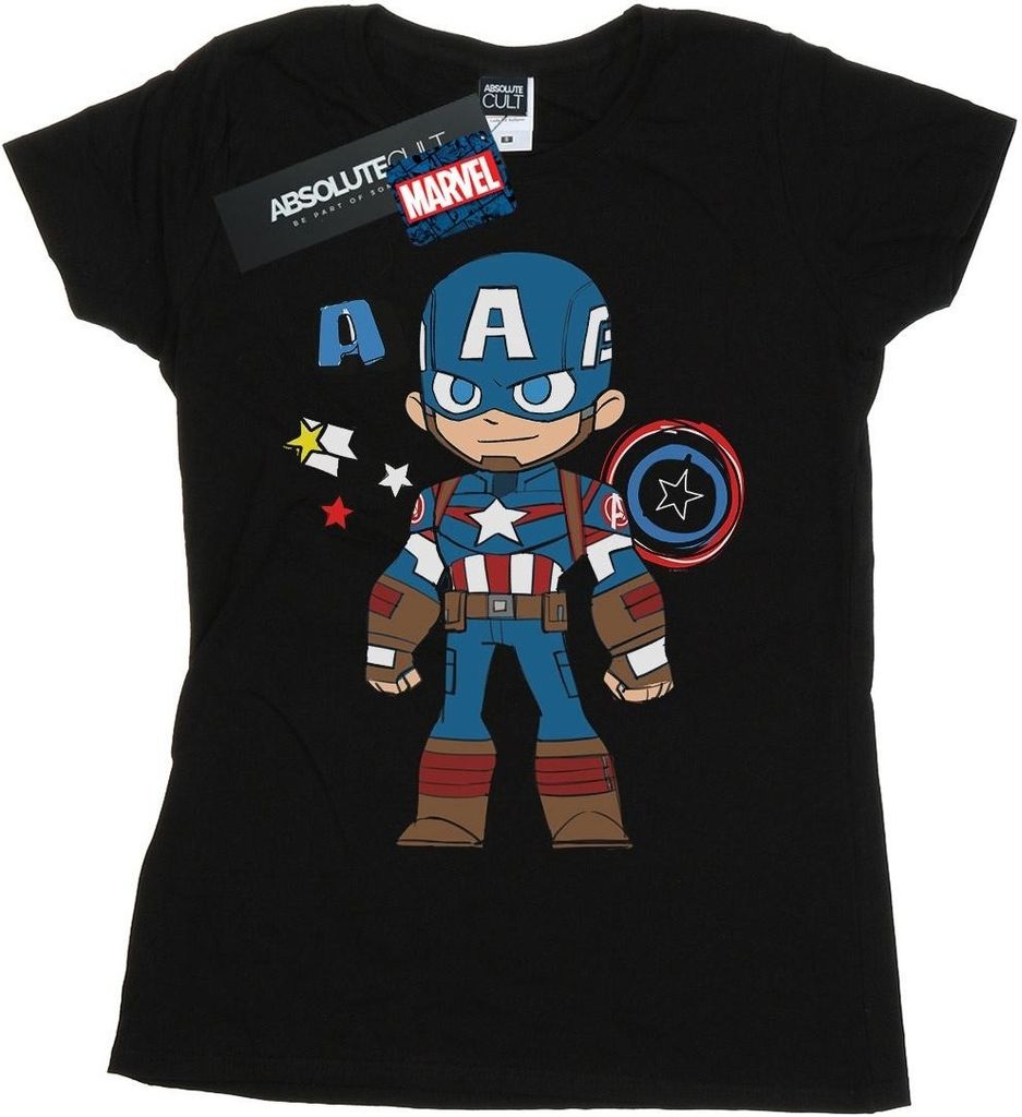 Marvel - T-Shirt für Damen BI34875 (M) (Schwarz)