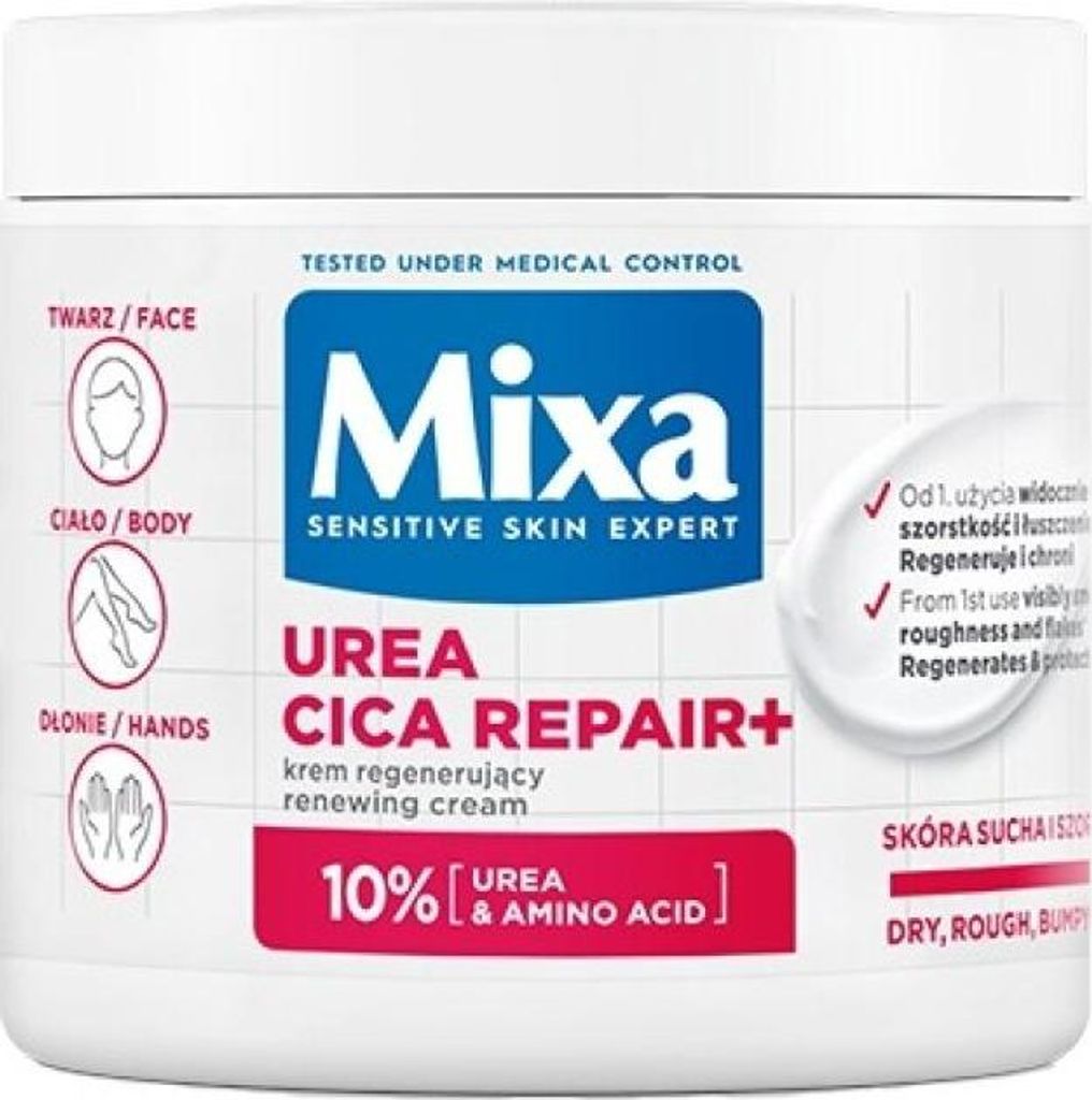 Mixa Urea Cica Repair+ regenera?ní t?lová pé?e pro velmi suchou, hrubou pokoku, 400 ml