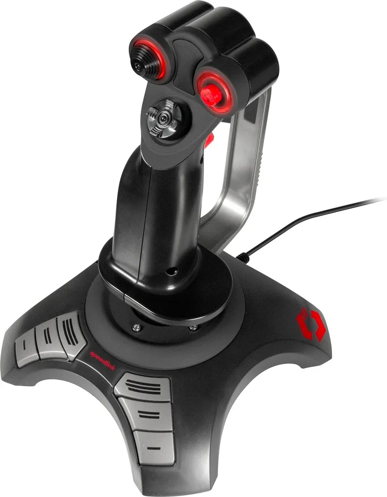 Speedlink SL-6638-BK Phantom Hawk Joystick avec levier de poussée pro - 5