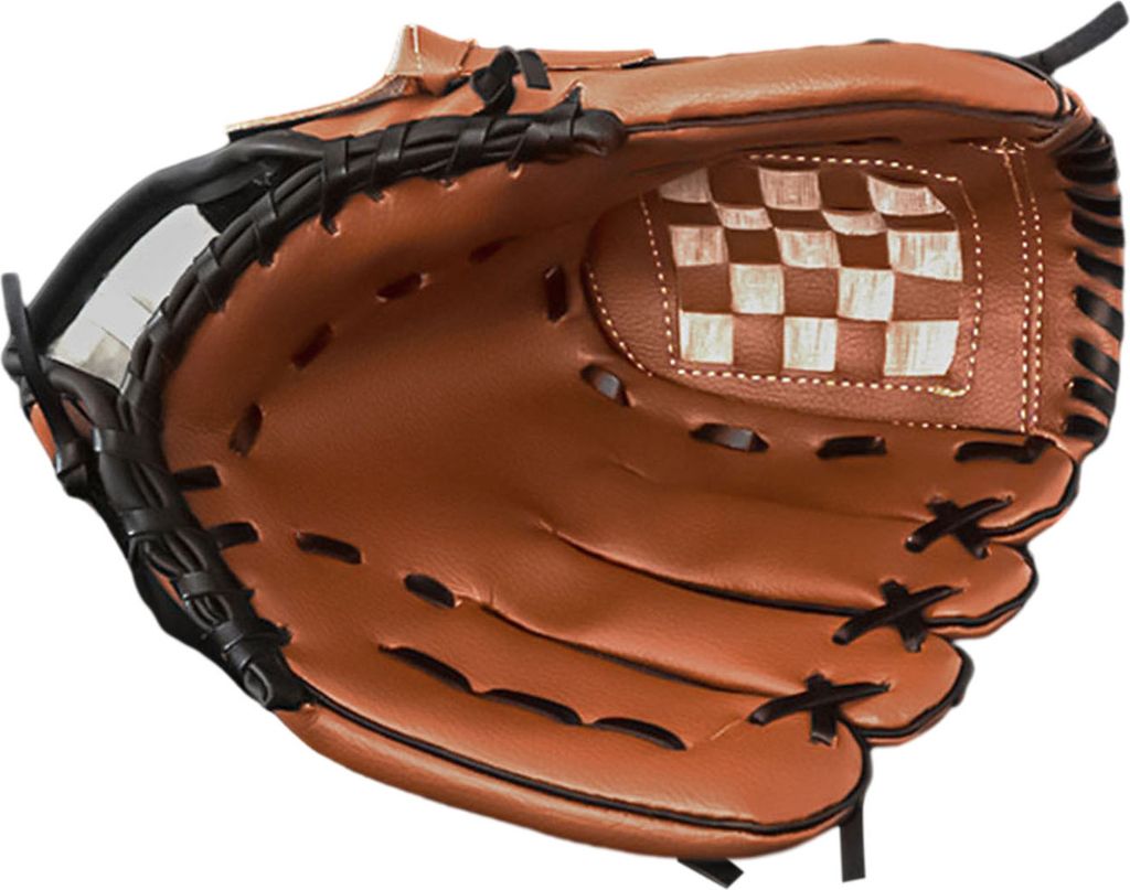 Baseball-Schlaghandschuh, doppeltes Kunstleder, verdickter Daumen, verstärkte Unterseite, strapazierfähiger PVC-Baseballhandschuh