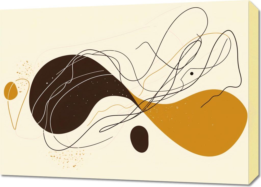 Bild 70x50cm Symphonie von Linien und Formen