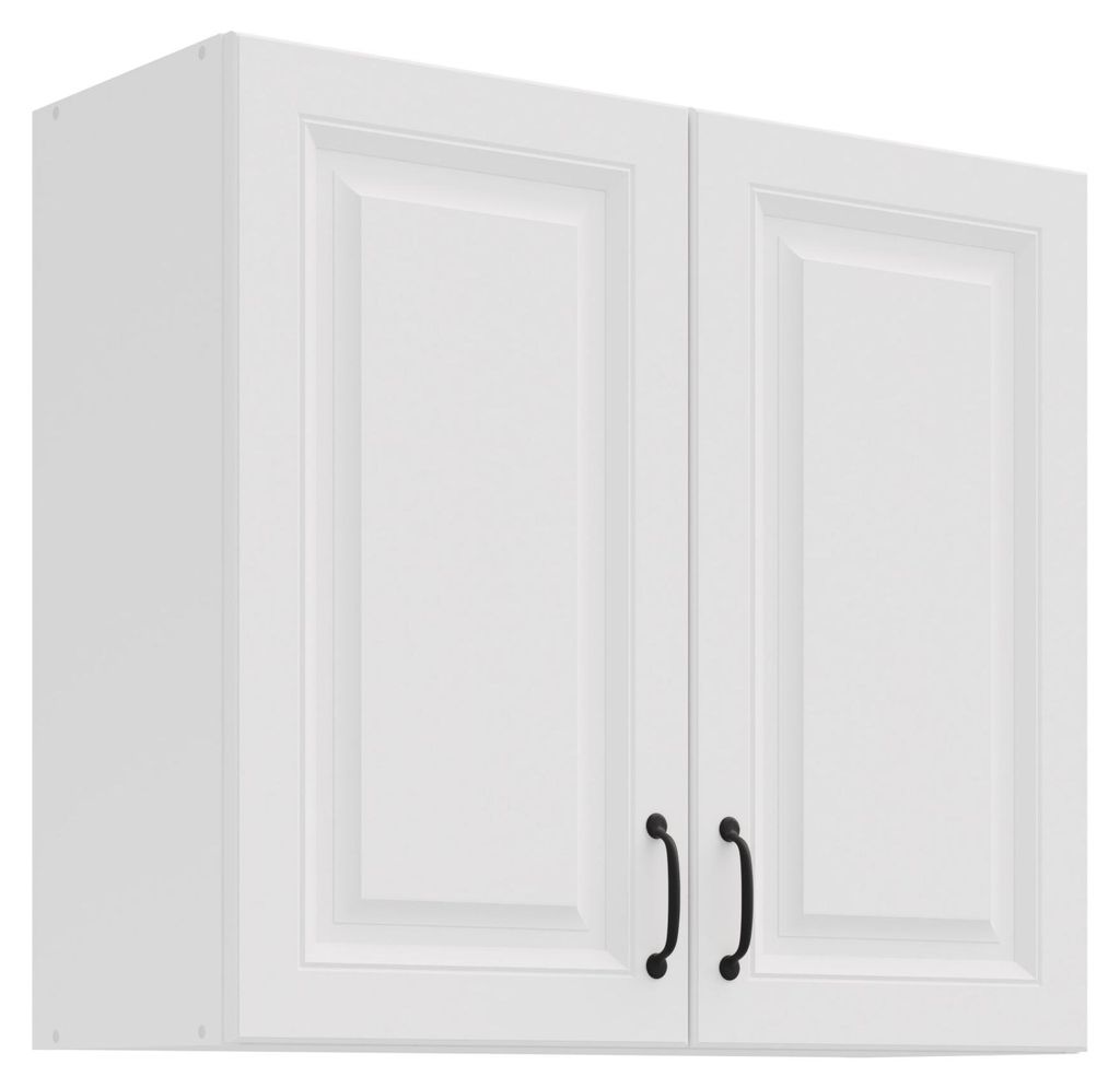 Hängeschrank 80 cm Stilo Weiß Küchenzeile Küchenblock Küche Produktbild 