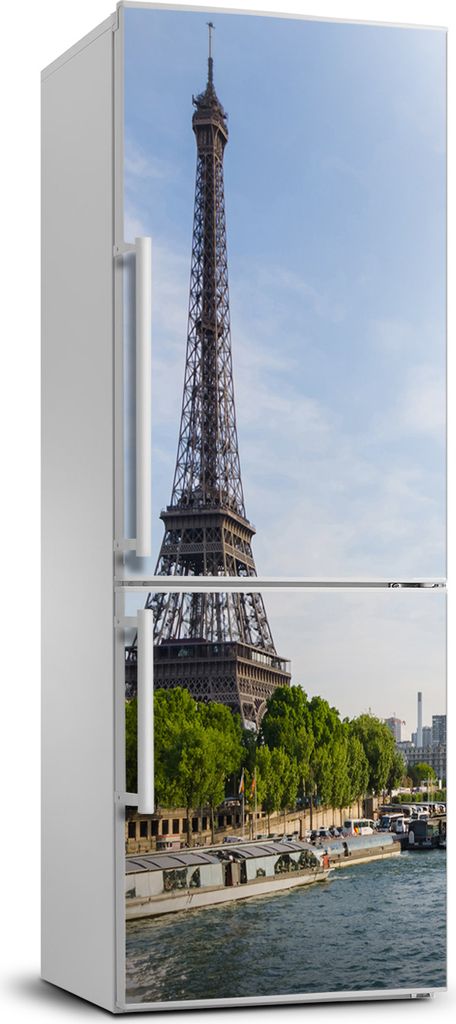 Tulup Kühlschrankdekoration - 70x190 cm - Aufkleber auf dem Kühlschrank - Eiffelturm