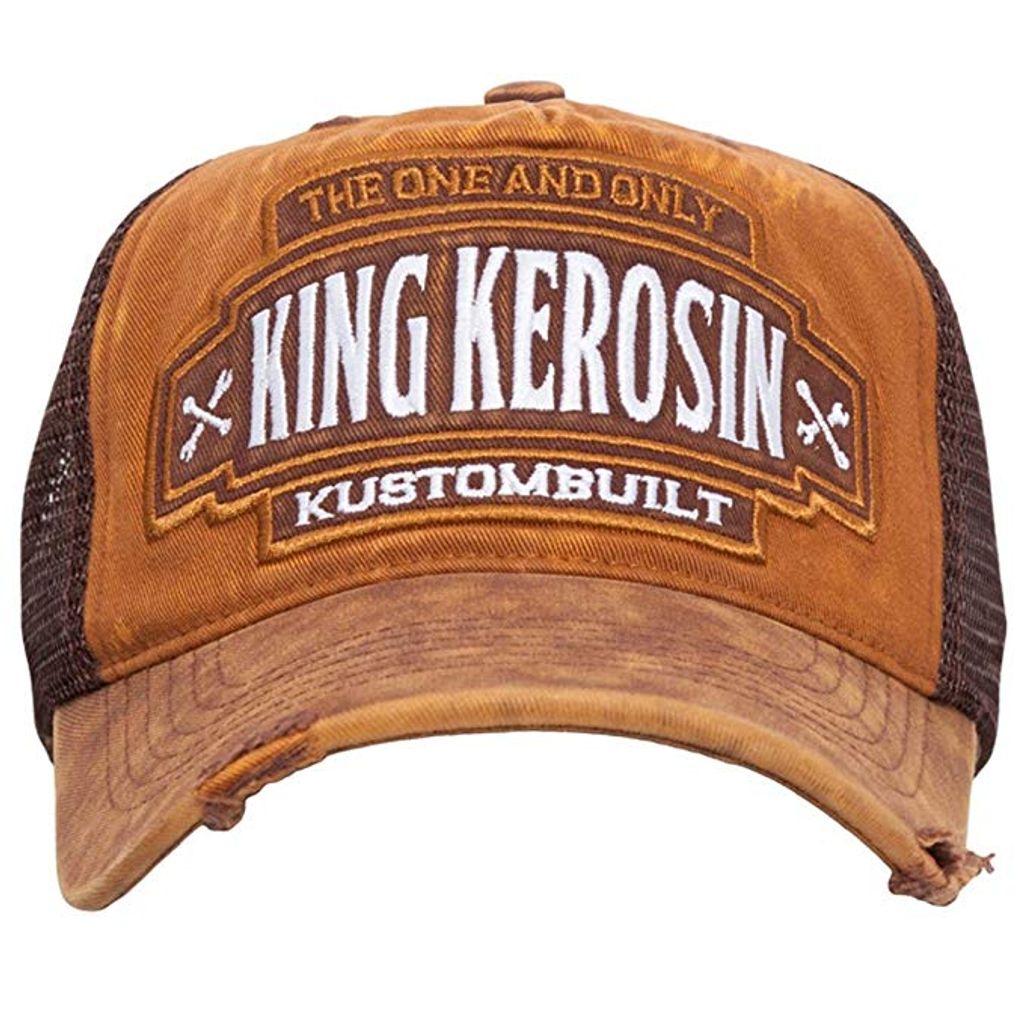 King Kerosin Kustombuilt Snapback Trucker-Cap Vintage Produktbild 