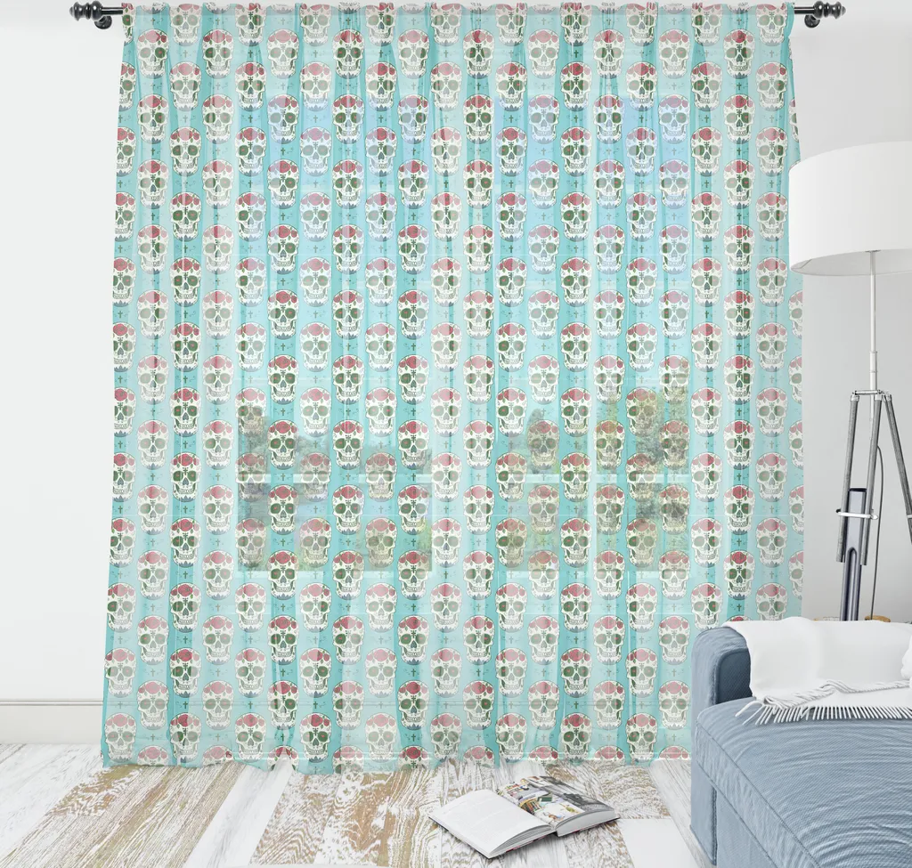Arazzo Professionale ABAKUHAUS 210x274 - Satin Anti-Piega Teschi
