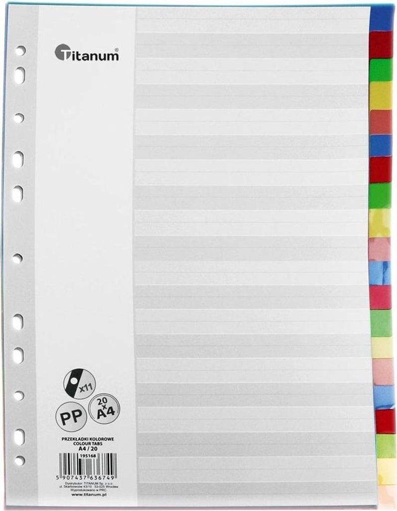 A4 20-Farbig Pp-Schnittstellen Ik20 6749