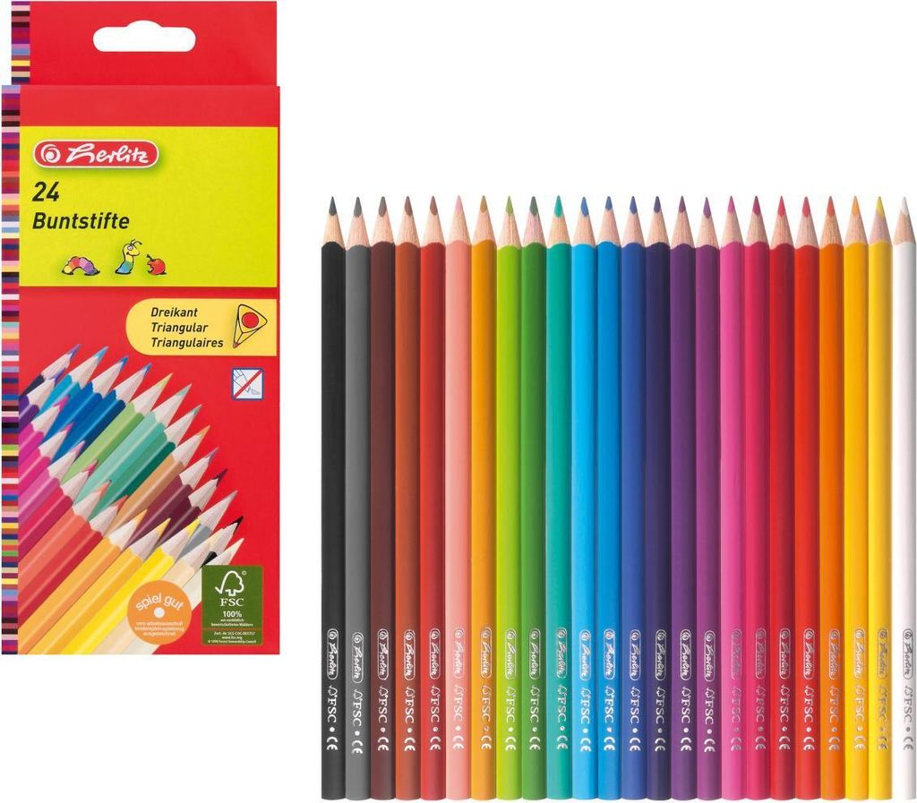 Herlitz 10412039, Multi, Dreieckig, Multi Produktbild 