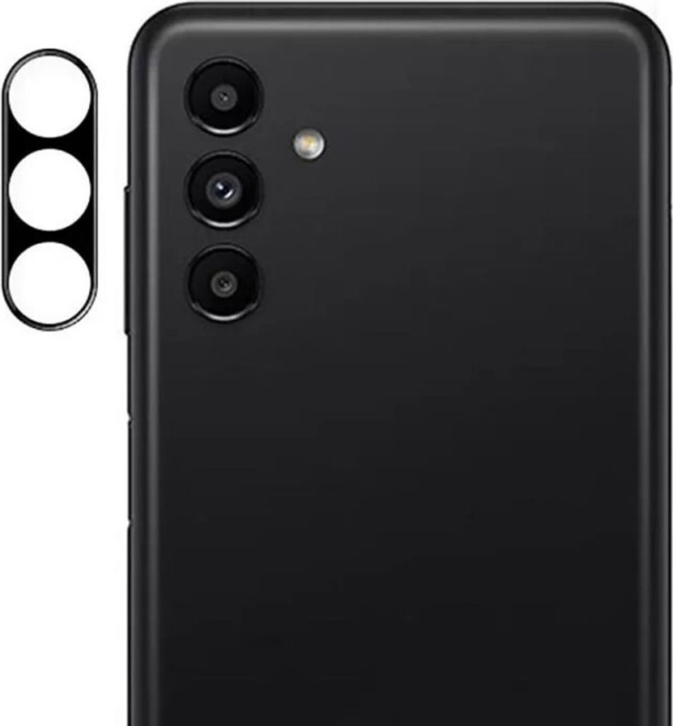 Techsuit Schutzglas für Samsung Galaxy A14 / A14 5G - Kamera Schutzfolie Schwarz KP27063