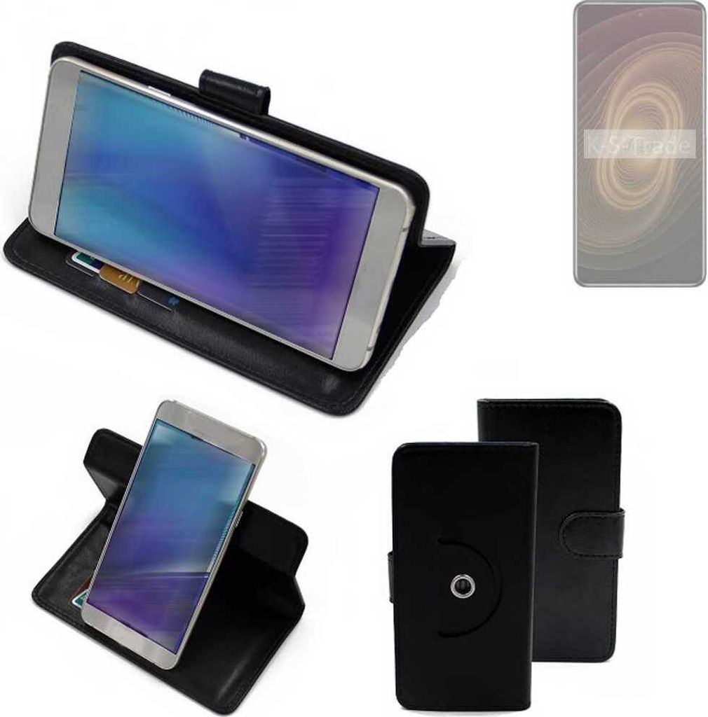 K-S-Trade Case Schutzhülle Handyhülle kompatibel mit ZTE Axon 60 Ultra Flipcase Smartphone Cover Handy Schutz Tasche Klapphülle Walletcase