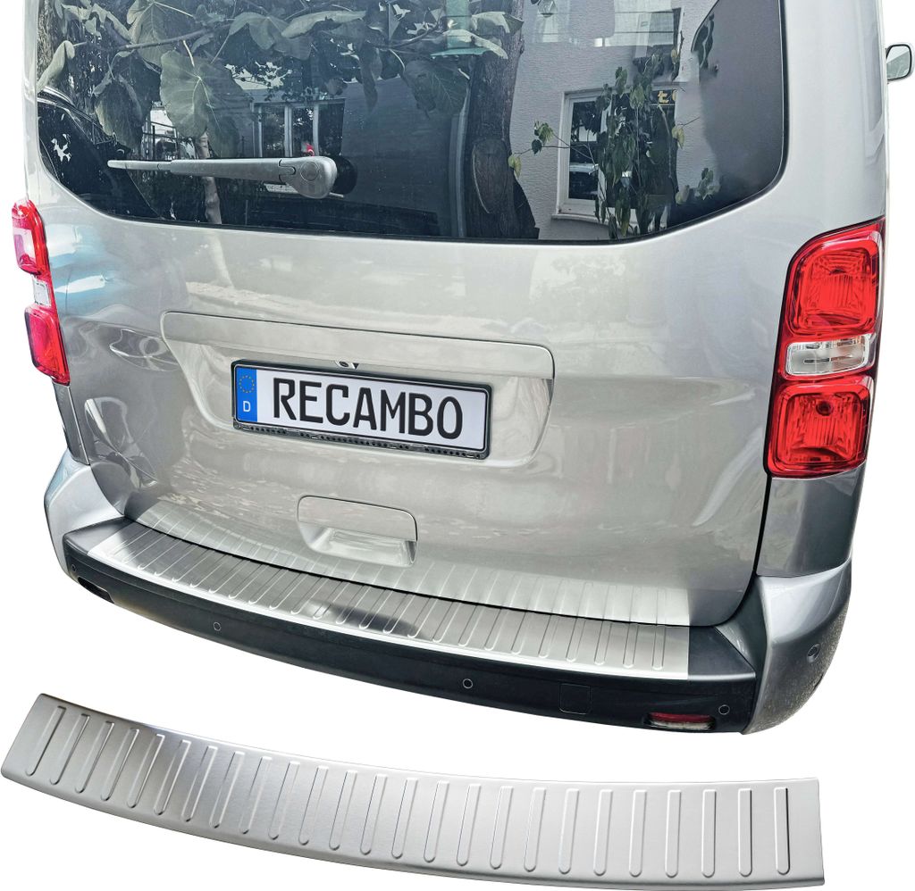 Ladekantenschutz Edelstahl matt passend für Peugeot Expert III | BJ ab 2016>