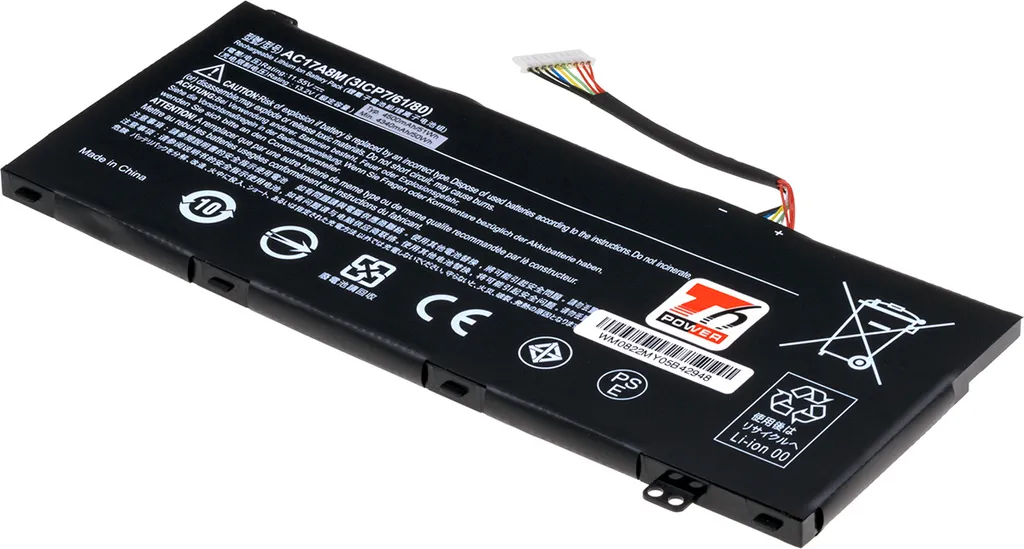 Batteria T6 Power Acer TravelMate X3310-M 4500mAh 51Wh | Ricambio Premium