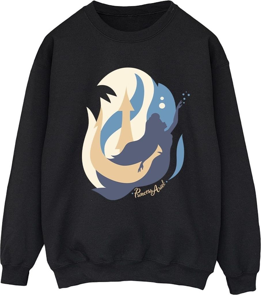 Disney - "The Little Mermaids" Sweatshirt für Damen BI23345 (XL) (Schwarz)