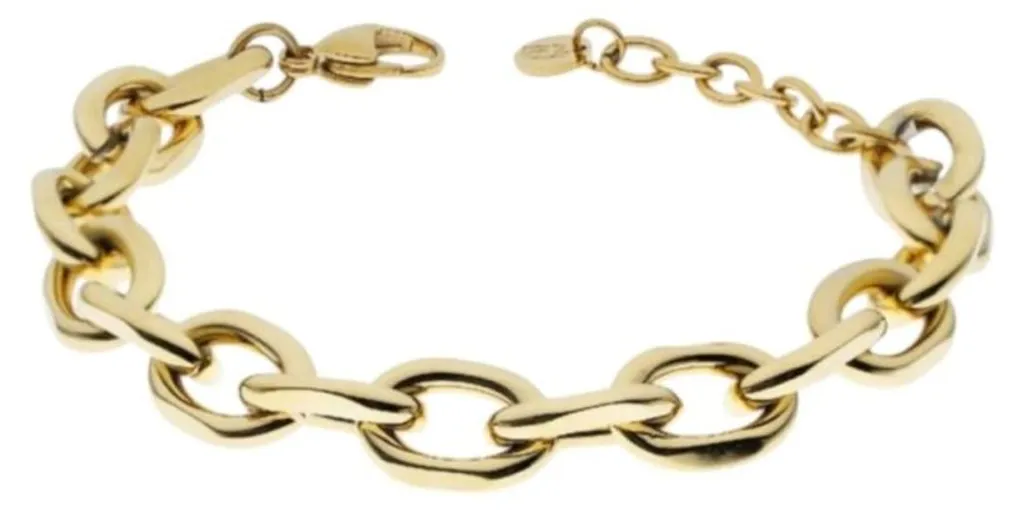 Bracelet pour femme unique en acier plaqué or LJ2332 avec design chic
