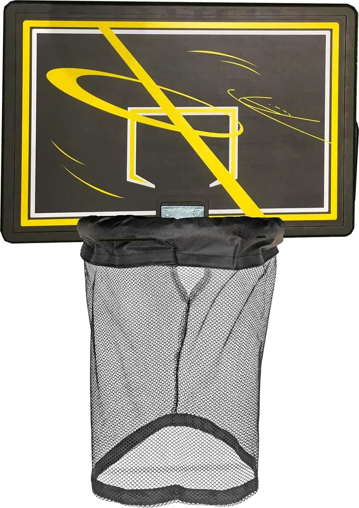 Panier de basket-ball pour trampoline avec cercle flexible et filet