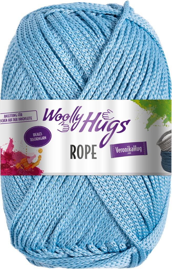 Woolly Hugs ROPE 200 g vielseitiges und ideales Taschengarn 140 m Farbe 057 - denim