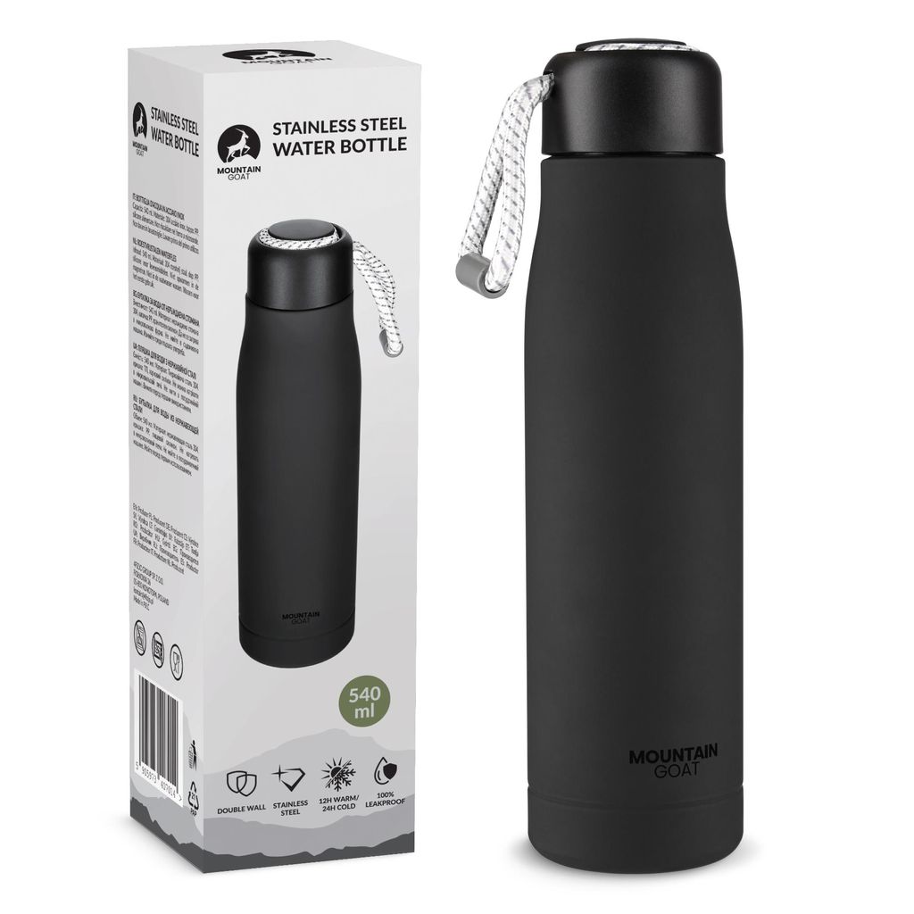 MOUNTAIN GOAT Thermoflasche, 540 ml, doppelwandig, aus Produktbild 