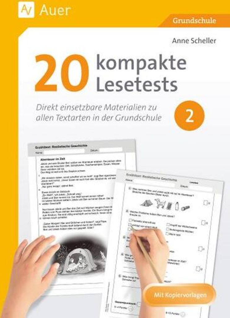 20 kompakte Lesetests für Klasse 2 Immagine del prodotto 