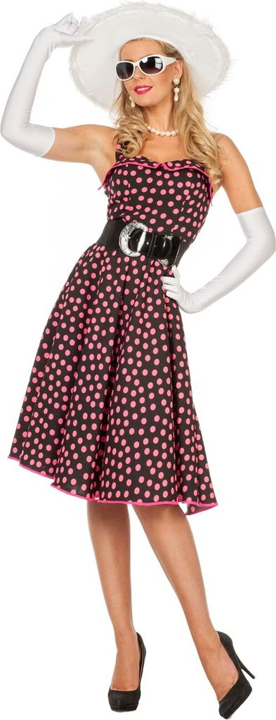 Rock & Roll Kleid Damen Kostüm Produktbild 
