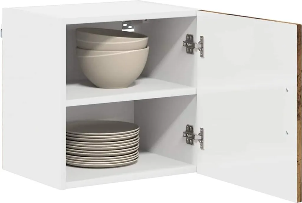 vidaXL Mobiletto Cucina Salvaspazio 40x31x40 cm - Legno Recupero
