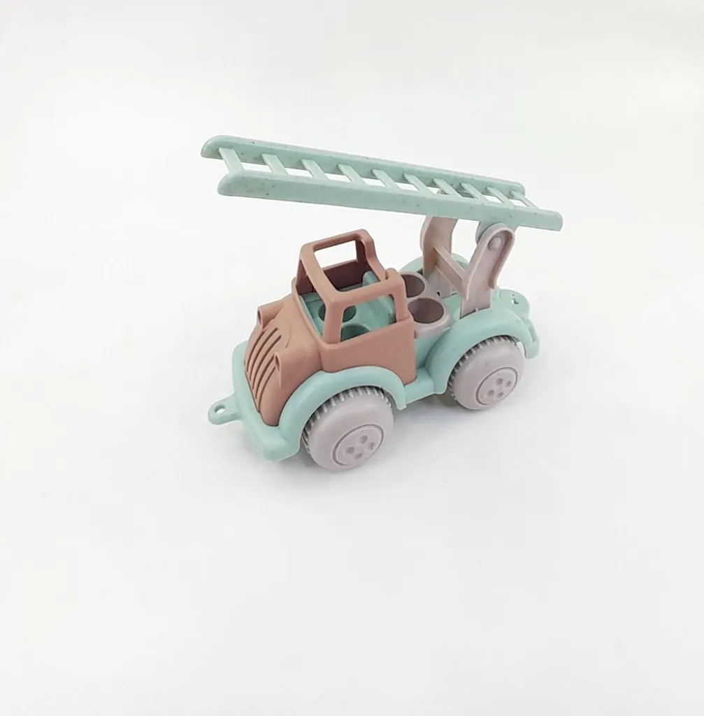 Grand camion de pompier jouet écologique XL Viking Toys biosourcé 28cm