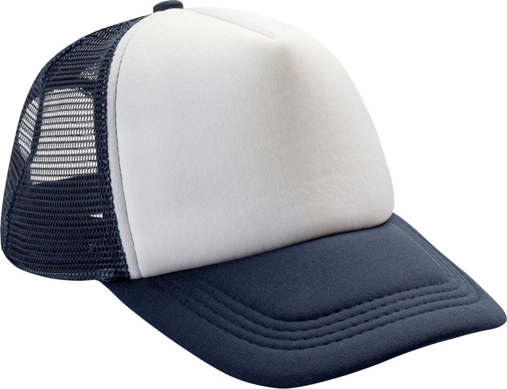 Result - Trucker Cap Detroit BC4787 (Einheitsgröße) (Marineblau/Weiß)