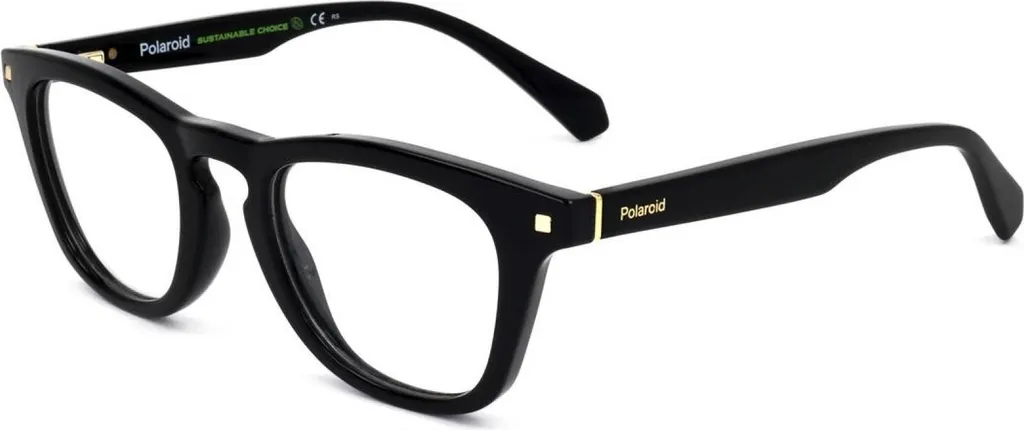 Polaroid PLD D434 Lunettes de vue légères monture en acétate noir 807