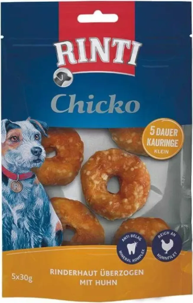 Friandises poulet Rinti Chicko contre le tartre pour petit chien