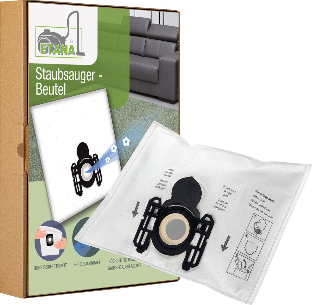 Etana Staubsauger-Beutel kompatibel mit Progress PA6192 | PA 6192 | PA 6192 - 30 Stück Staubbeutel