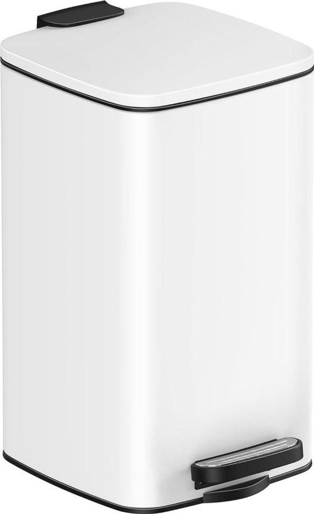 Klein Badkamer Emmer, 8 Liter, Stahl, Weiß