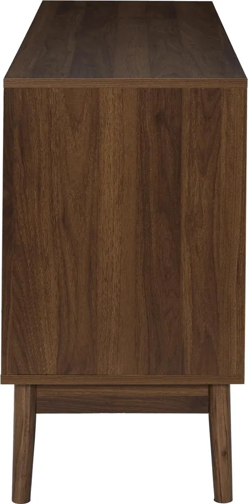 Commode 120cm avec Portes en Finition Bois Marron - Buffet Structurel - 10