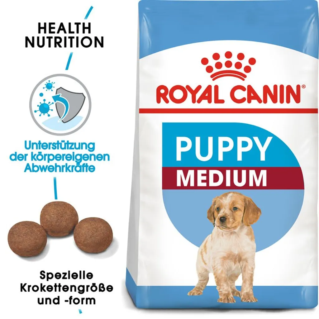Croquettes Chiot Moyen Royal Canin Medium Junior 15kg Croissance
