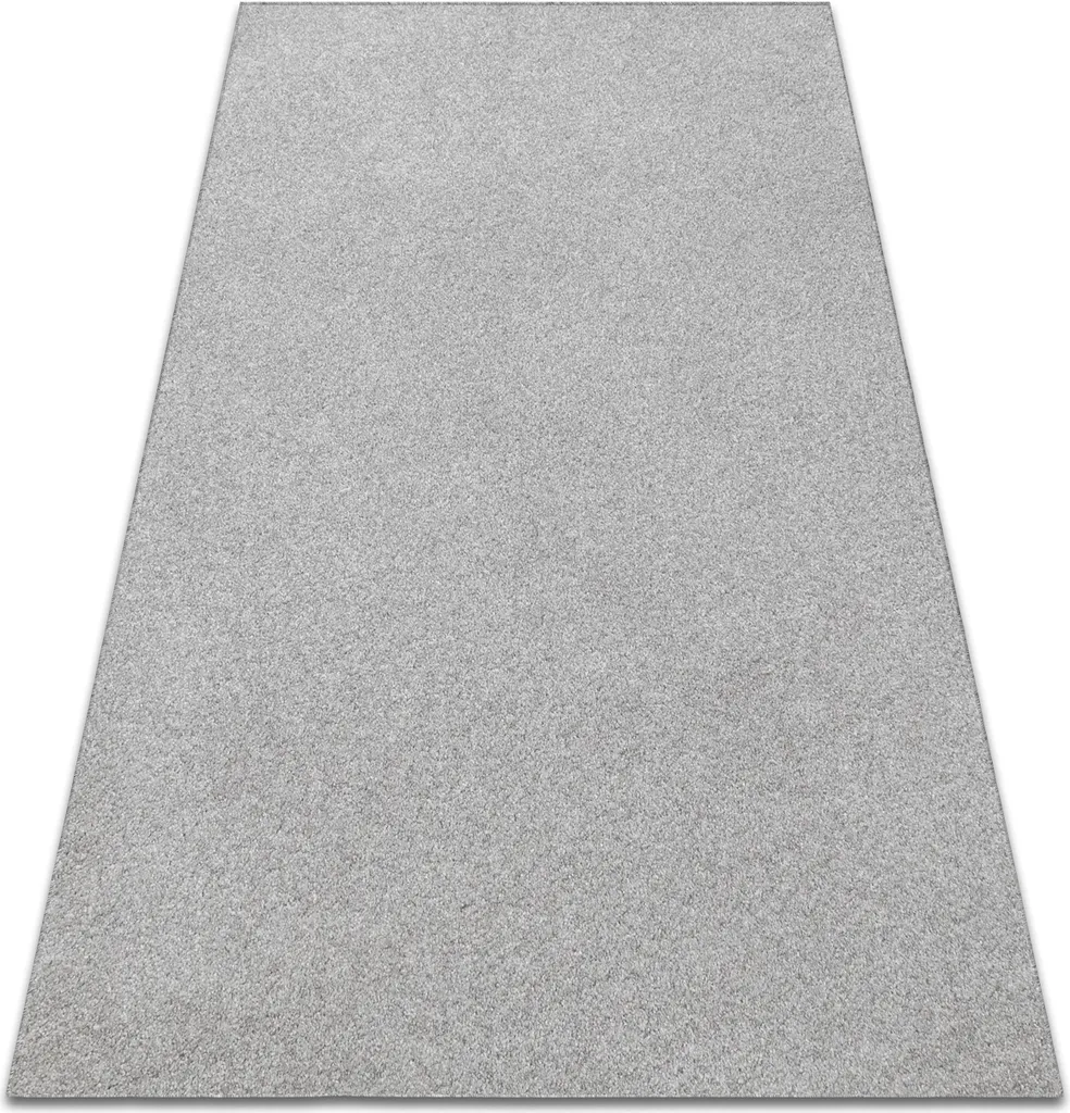 Grand Tapis Carré Gris Argentin 200x200 cm Moquette Douce Discretion