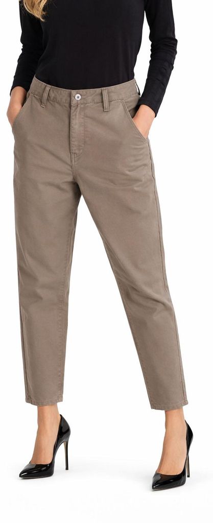 Diesel Fayza EVO-B Damen Hose Boyfriend Olivgrün