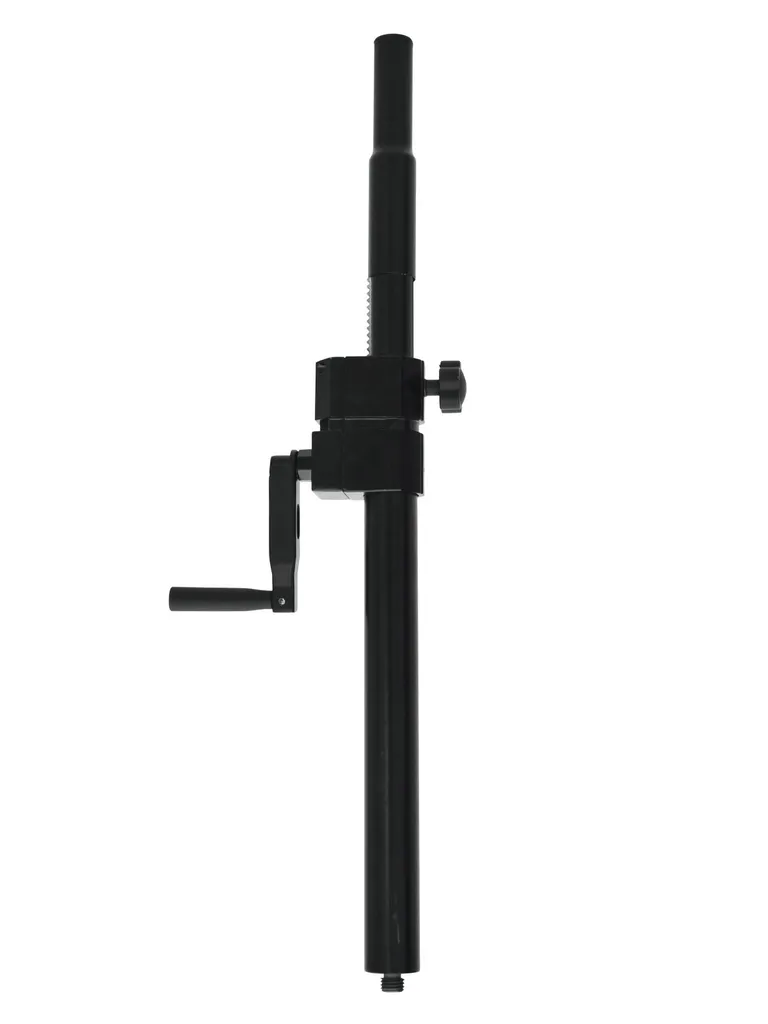Tube de Montage Enceinte Télescopique Robuste avec Manivelle Acier