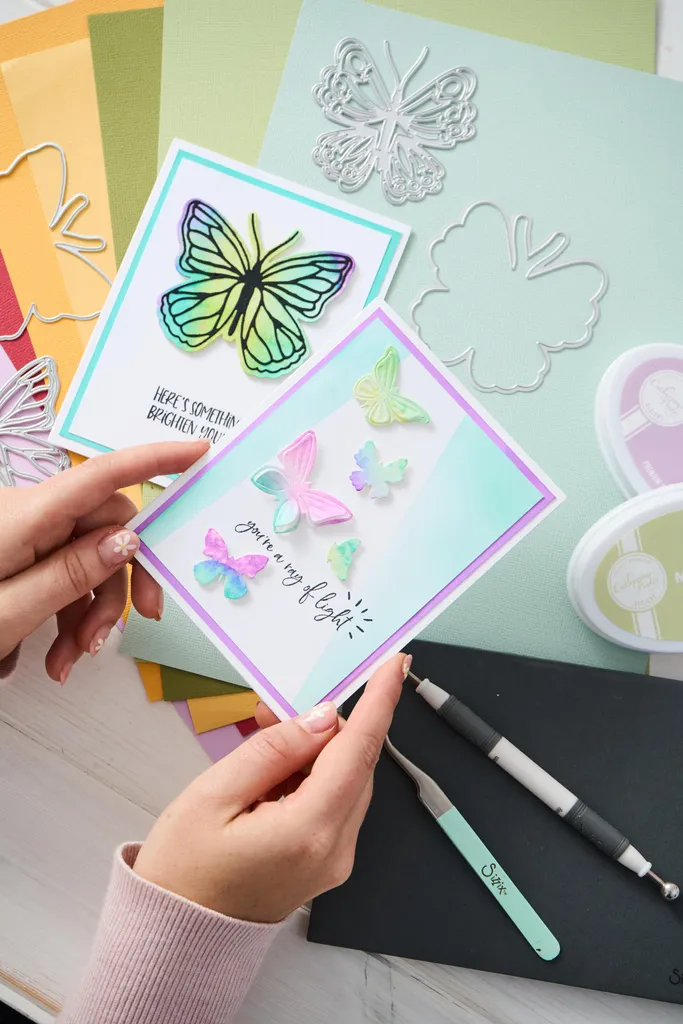Sizzix Thinlits 660822 Catherine Pooler Spring Wings Pochoir Découpe