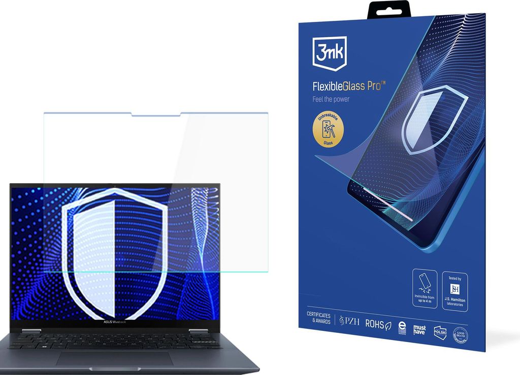 3mk Display Hybridglas FlexibleGlass Pro für Asus Vivobook S 14 Flip TP3402 0,3mm