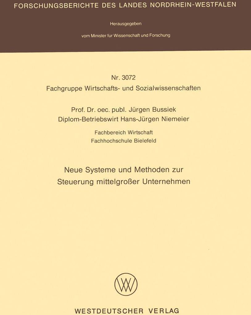Neue Systeme und Methoden zur Steuerung mittelgroßer Unternehmen