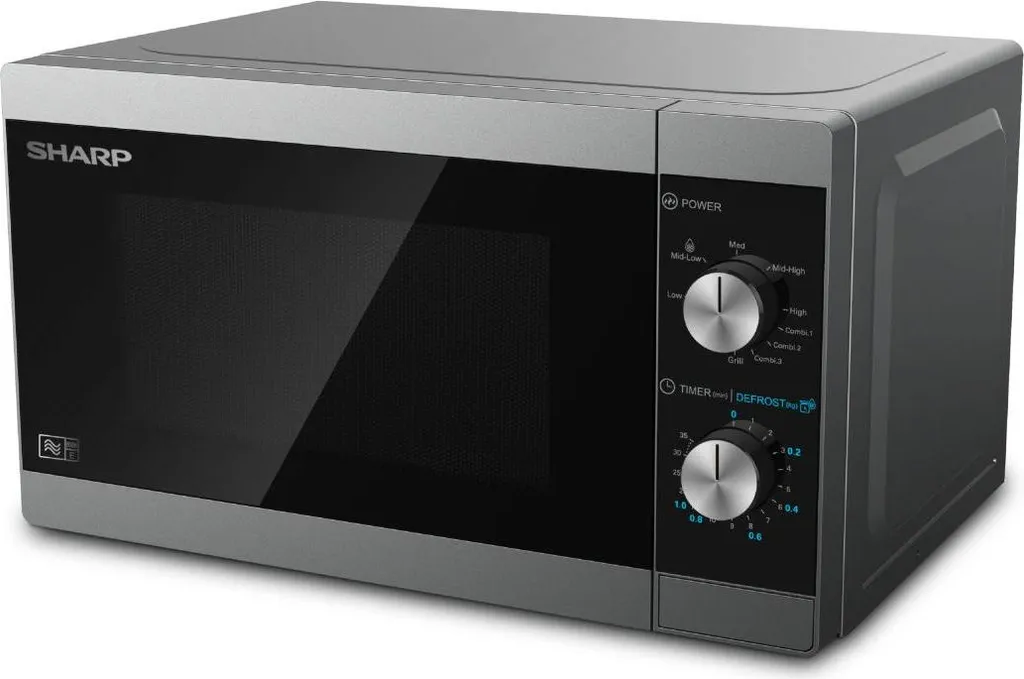 Sharp YC-MG01E-S Microonde con Grill 800W Argento | Offerta Shop