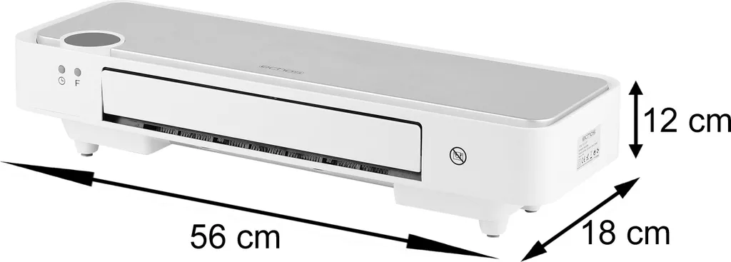 Radiateur soufflant céramique Echos mural avec télécommande 2000W - 14