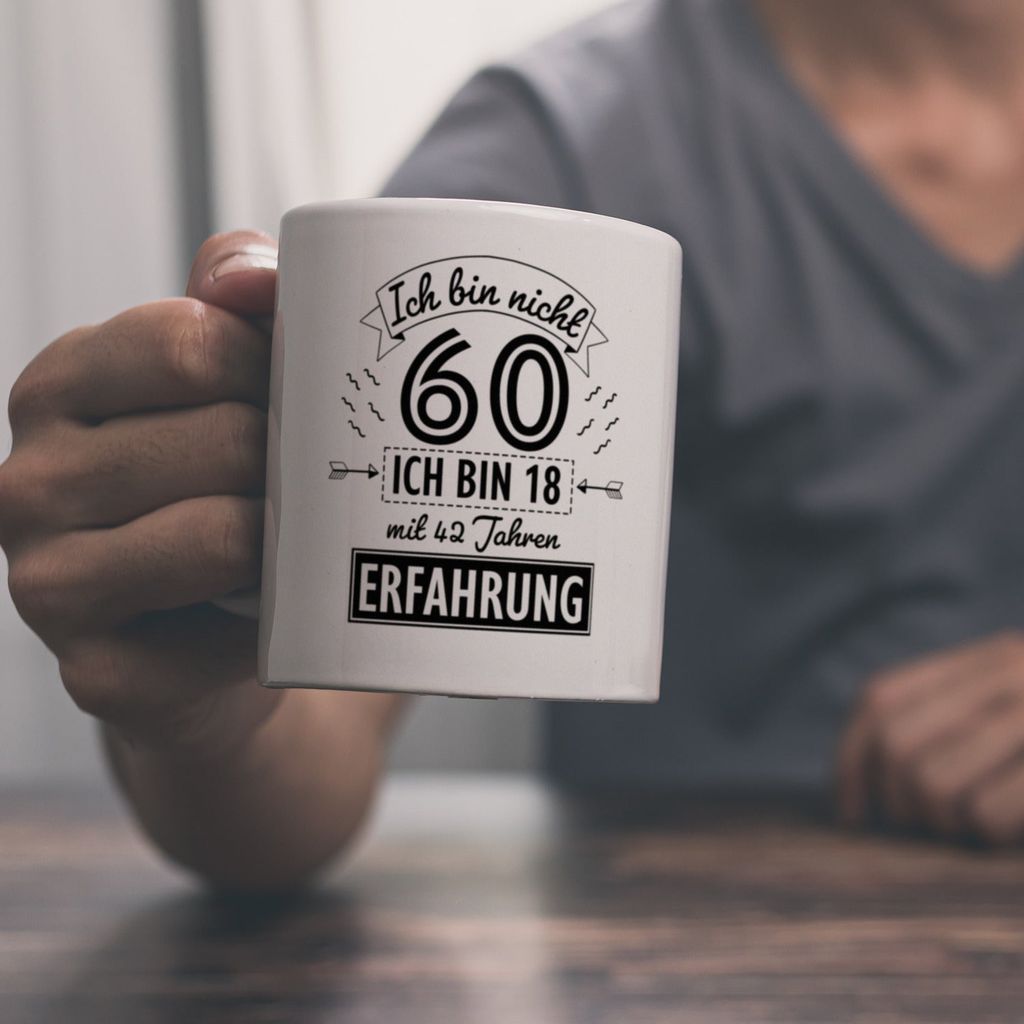 Witziger Kaffeebecher für den 60. Geburtstag Kaufland.de