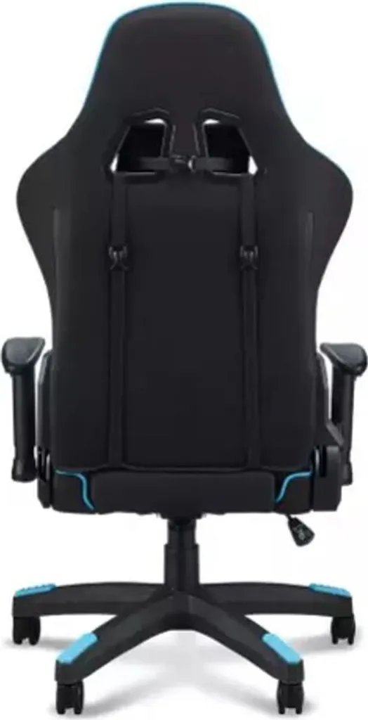 Fauteuil Predator Gaming Noir et Bleu - Finition Similicuir Durable - 2
