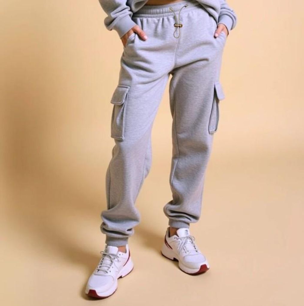 GOOD GIRL BAD HABITS Sweat Joggerhose "MENTAL HEALTH", Farbe grau, Größe L