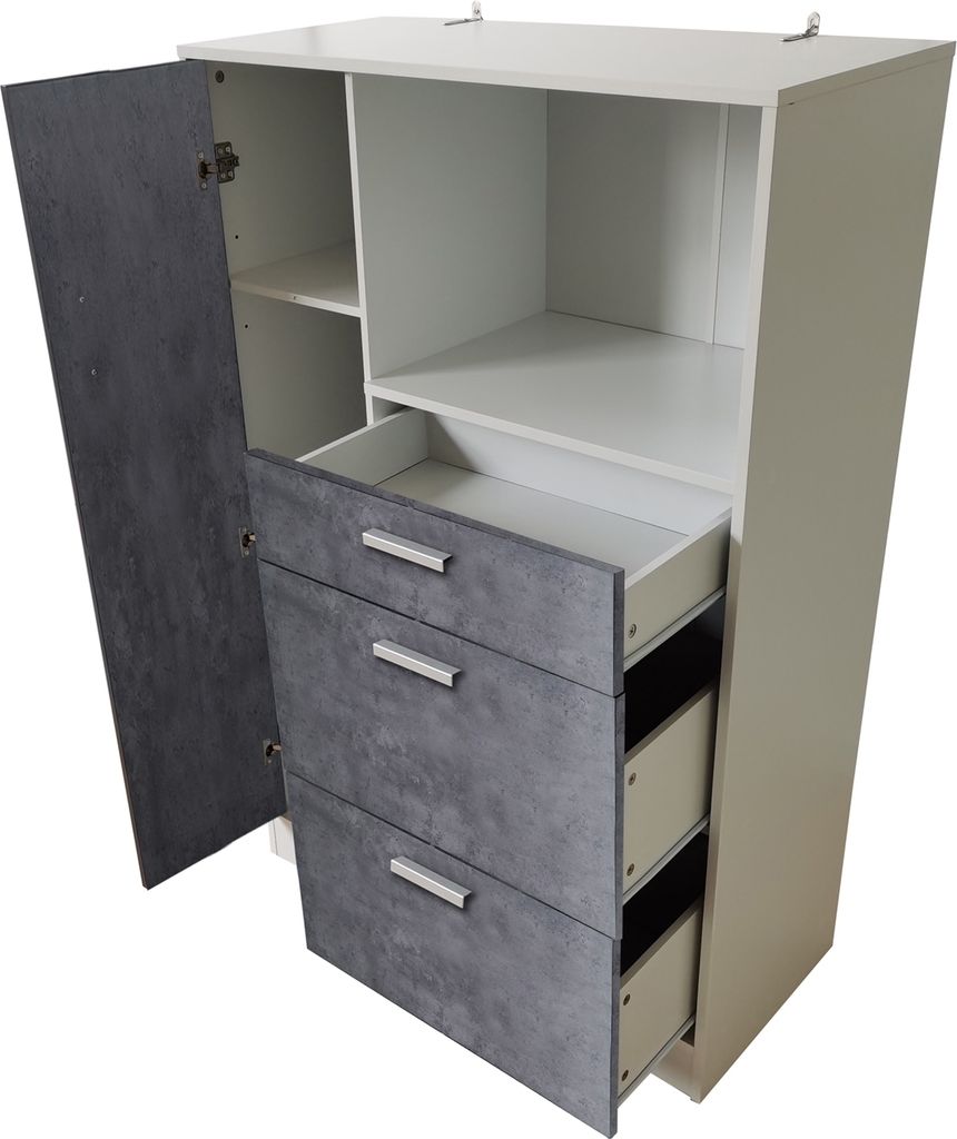 Küchenschrank Kombi L Blanca HTI-Line Produktbild 4