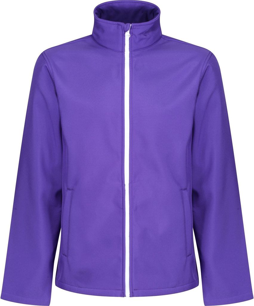 Regatta Standout Herren Softshelljacke Ablaze bedruckbar PC3322 (L) (Violett/Schwarz)